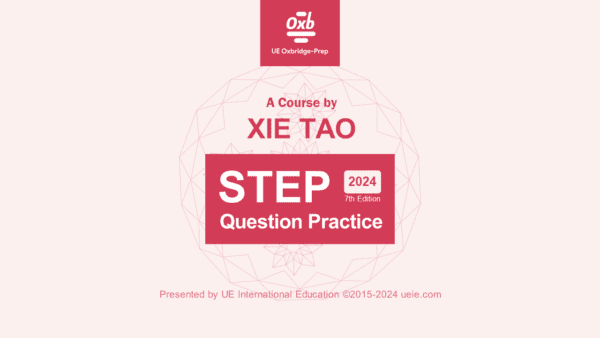Cambridge STEP 2 Question Practice STEP 2 3 Question Practice