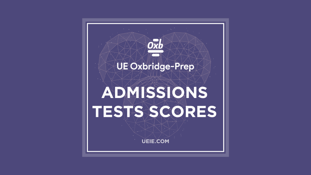 Oxbridge Admissions Tests Scores