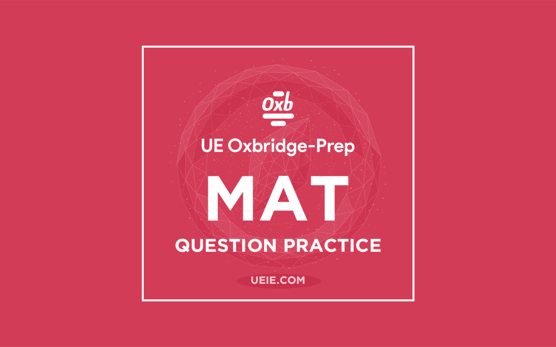 Oxford MAT Question Practice