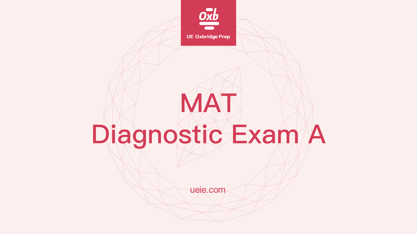MAT Diagnostic Exam A