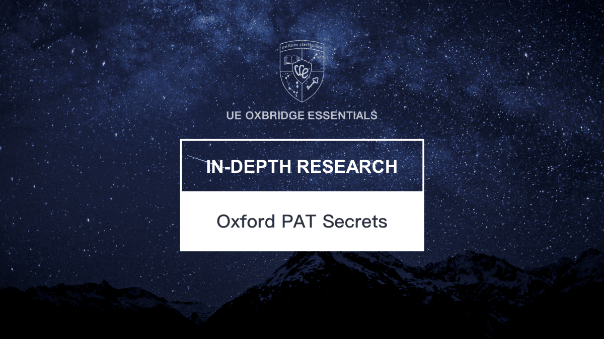 Oxford PAT Secrets - An In-depth Research