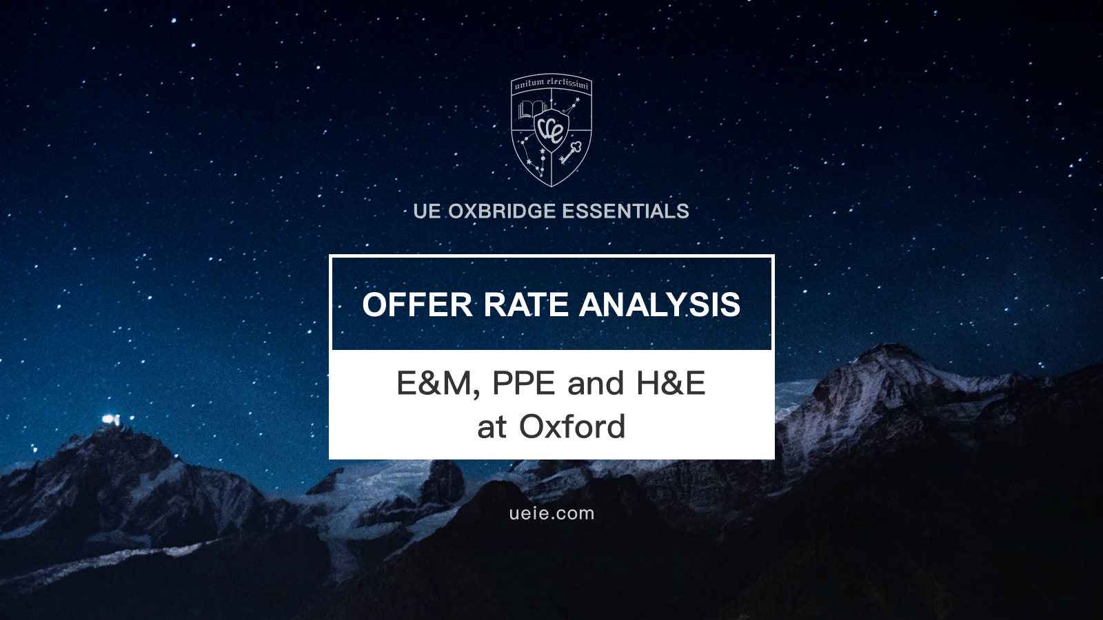 EM PPE and HE at Oxford Offer Rates Analysis