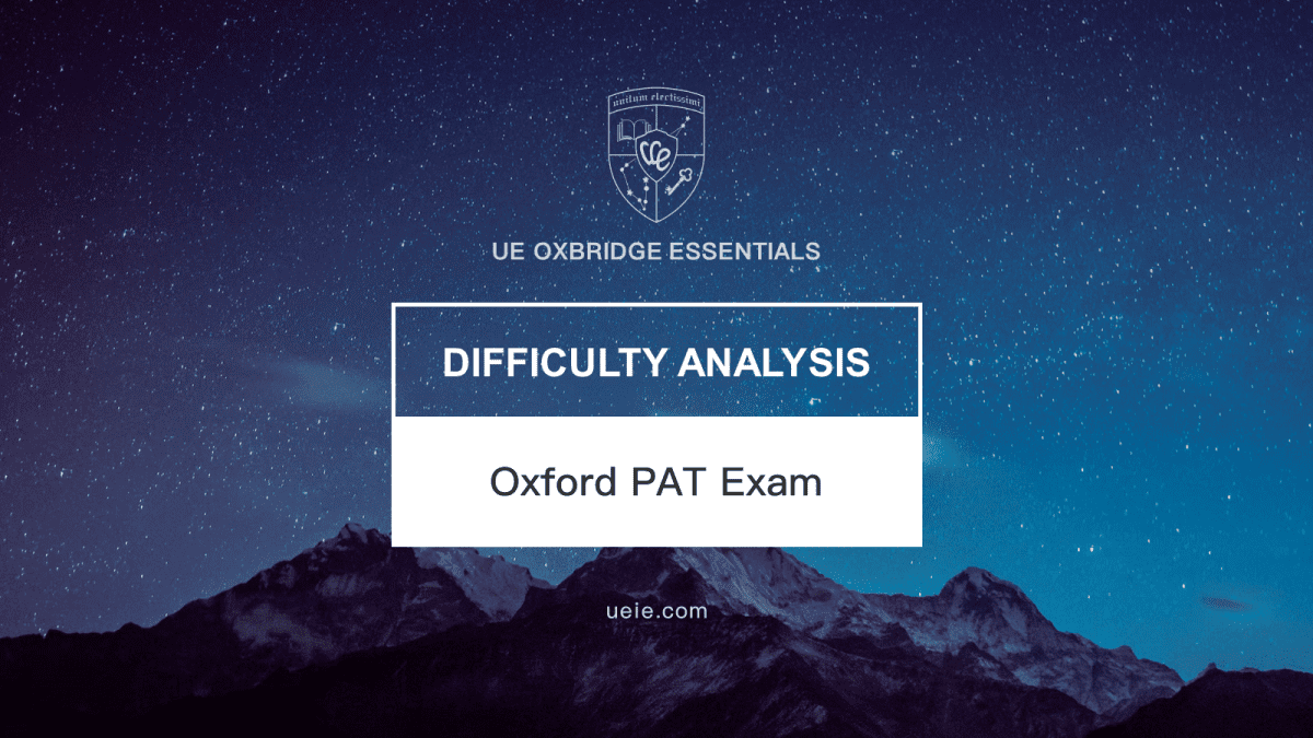 Oxford PAT Exam Difficulty Analysis