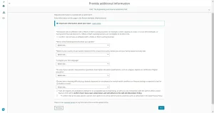 ESAT & TMUA Registration Guide - Provide additional information - 4