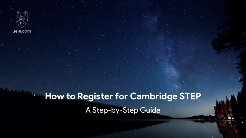 How to Register for Cambridge STEP - Poster