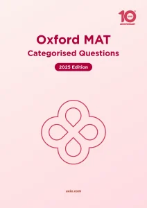 Book Covers 2025 Oxford MAT Categorised Questions