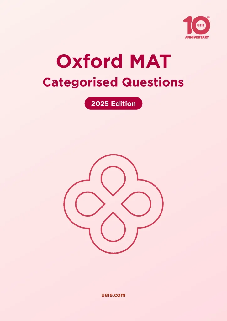 Book Covers 2025 Oxford MAT Categorised Questions