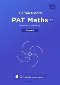 Book Covers 2025 Xie Tao PAT Maths Coursebook