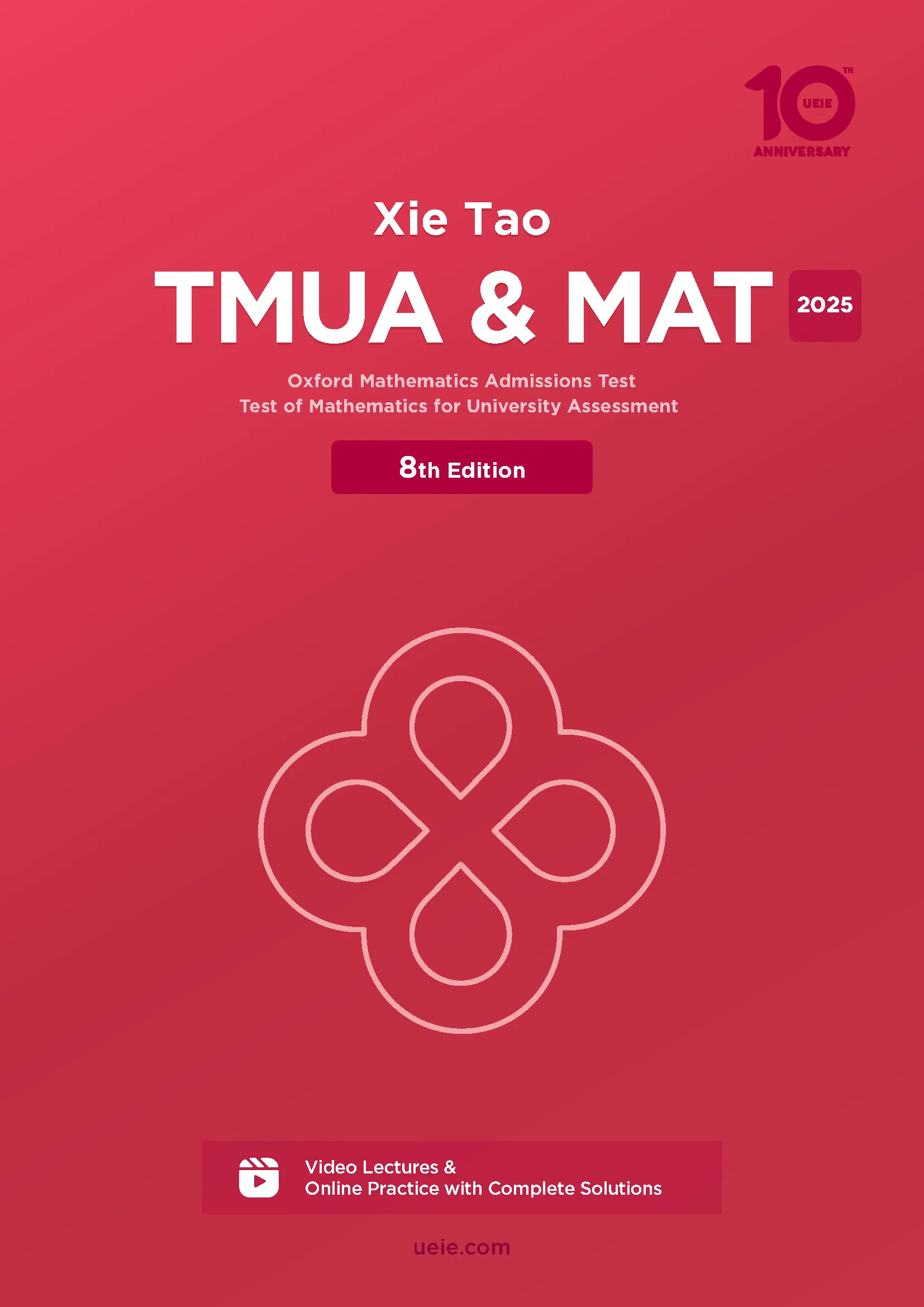 Book Covers 2025 Xie Tao TMUA MAT Coursebook