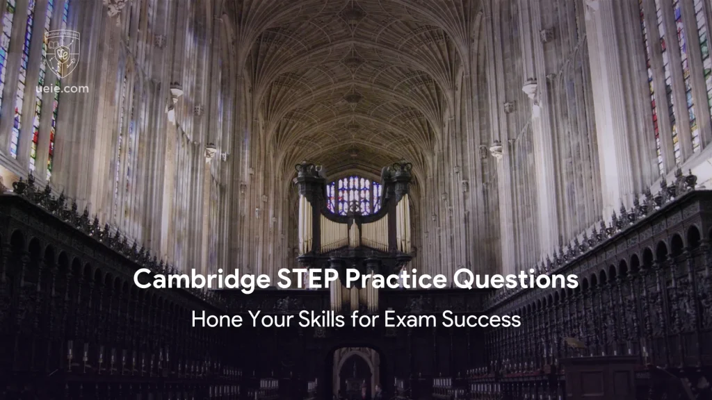 Cambridge STEP Practice Questions