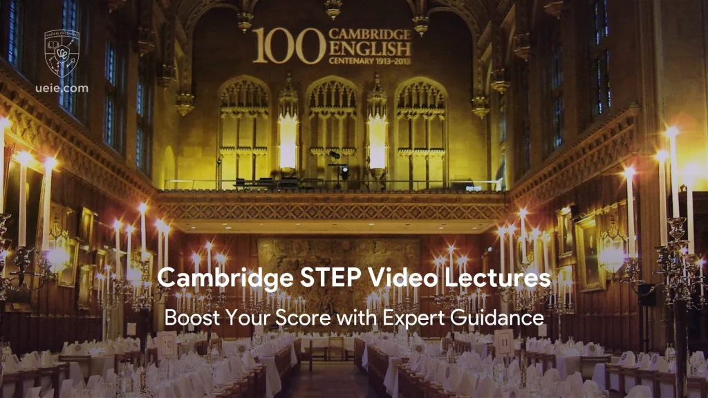 Cambridge STEP Video Lectures