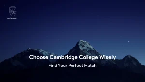 Choose Cambridge College Wisely - Poster