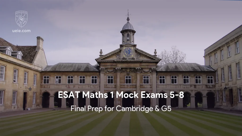 ESAT Maths 1 Mock Exams 5-8