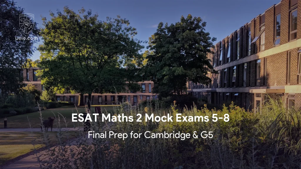 ESAT Maths 2 Mock Exams 5-8