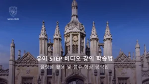 유이 STEP 비디오 강의 학습법