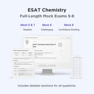 ESAT Chemistry Full-Length Mock Exams 5-8