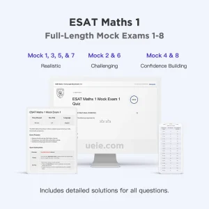 ESAT Maths 1 Full-Length Mock Exams 1-8