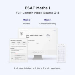 ESAT Maths 1 Full-Length Mock Exams 3-4