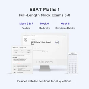 ESAT Maths 1 Full-Length Mock Exams 5-8
