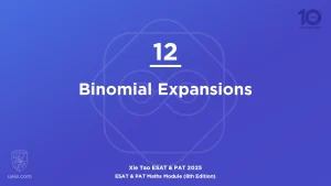 ESAT & PAT Maths 2025-L12