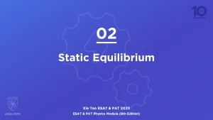 ESAT & PAT Physics 2025-L02
