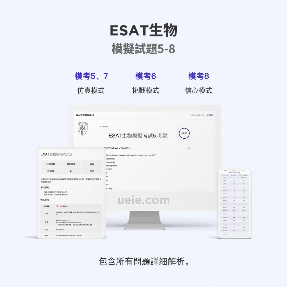 ESAT生物模擬試題5-8