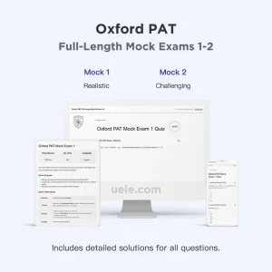 Oxford PAT Full-Length Mock Exams 1-2