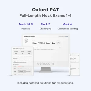 Oxford PAT Full-Length Mock Exams 1-4