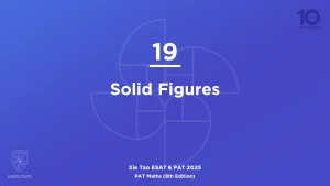 PAT Maths 2025-L19
