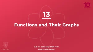 STEP Core 2025-L13 Functions and Their Graphs