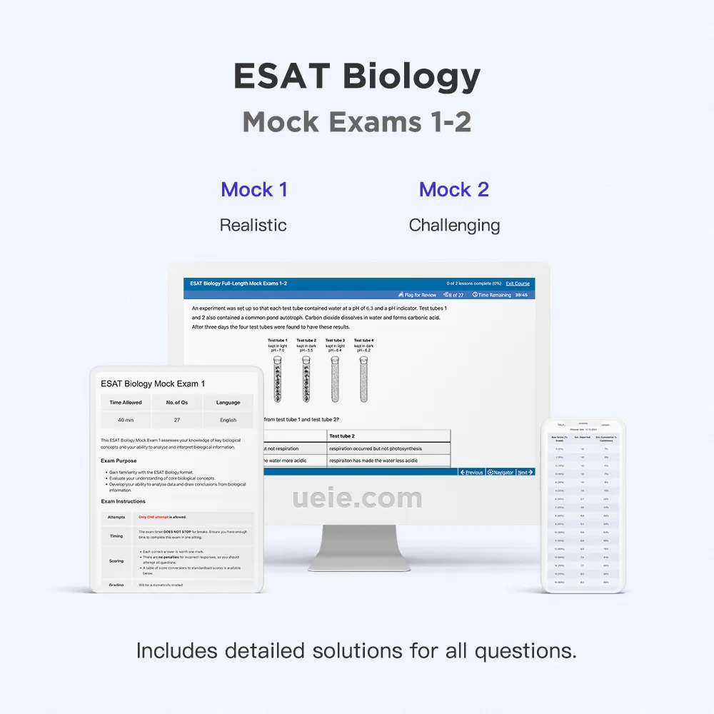 ESAT Biology Mock Exams 1-2