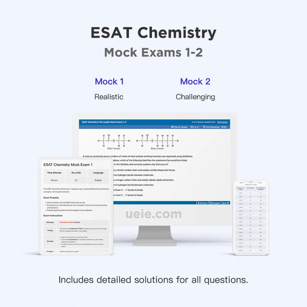 ESAT Chemistry Mock Exams 1-2