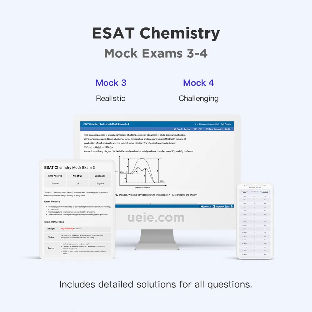 ESAT Chemistry Mock Exams 3-4