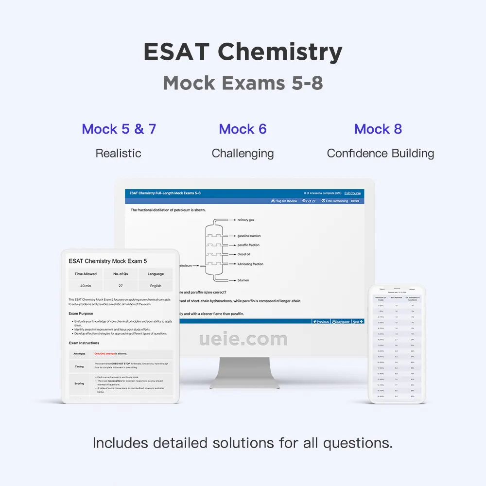 ESAT Chemistry Mock Exams 5-8