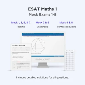 ESAT Maths 1 Mock Exams 1-8