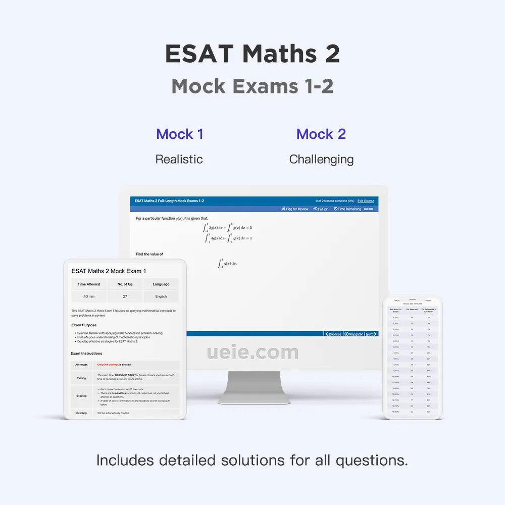 ESAT Maths 2 Mock Exams 1-2