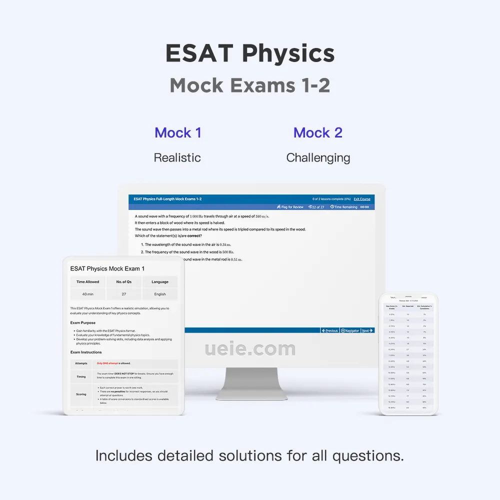 ESAT Physics Mock Exams 1-2