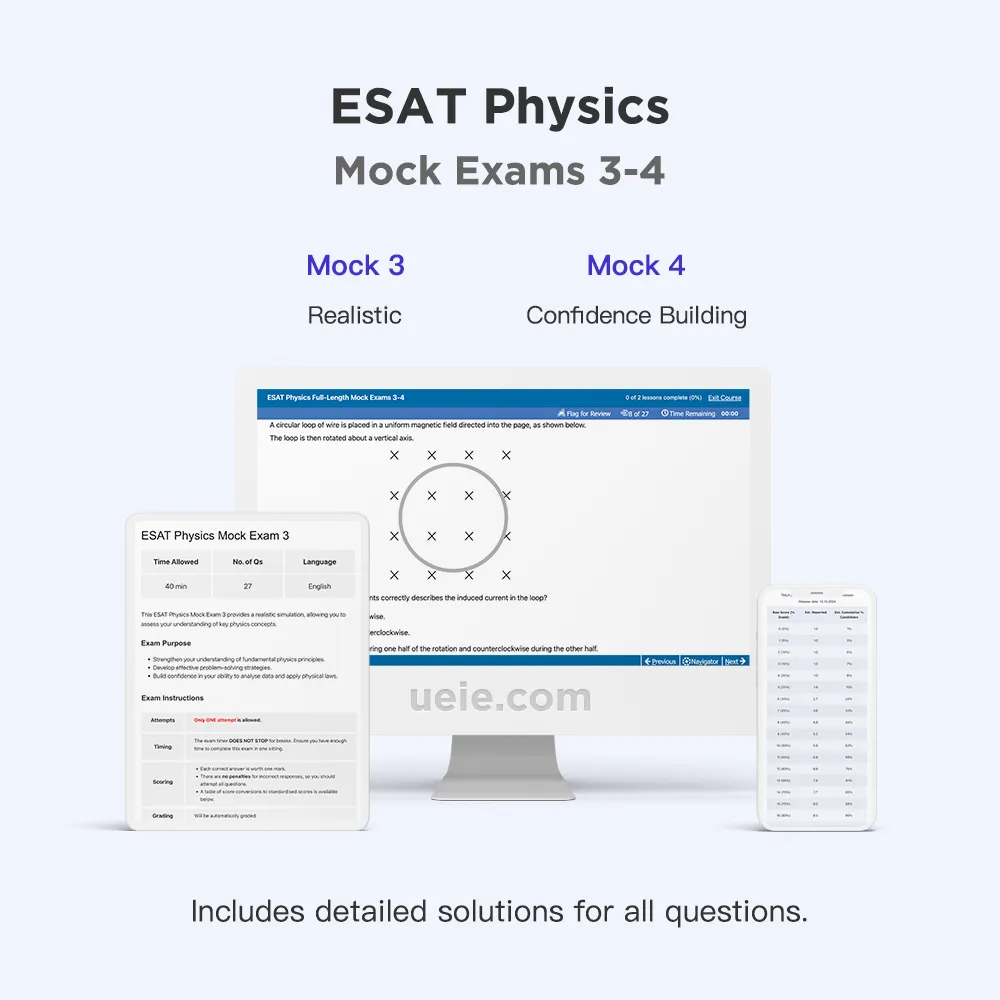 ESAT Physics Mock Exams 3-4