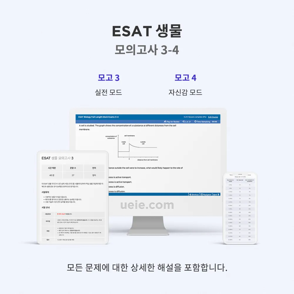 ESAT 생물 모의고사 3-4