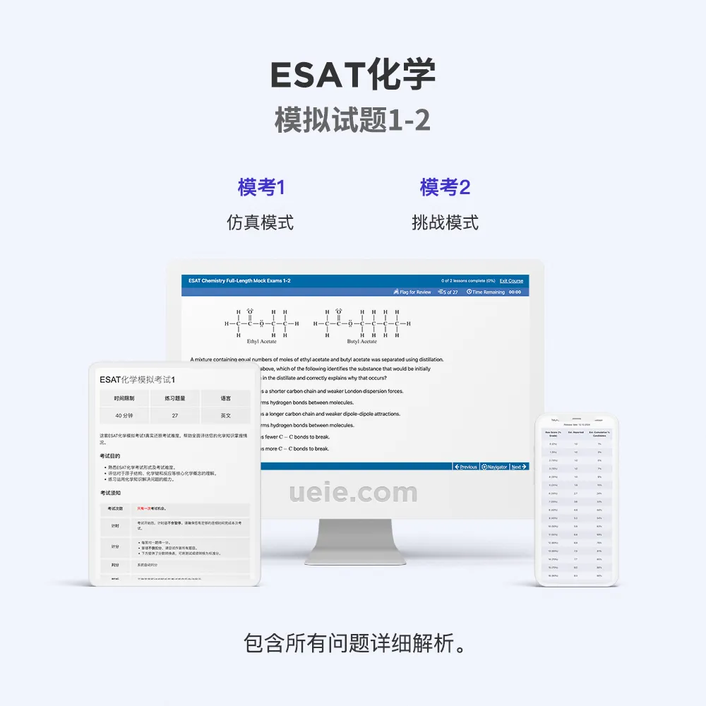 ESAT化学模拟试题1-2