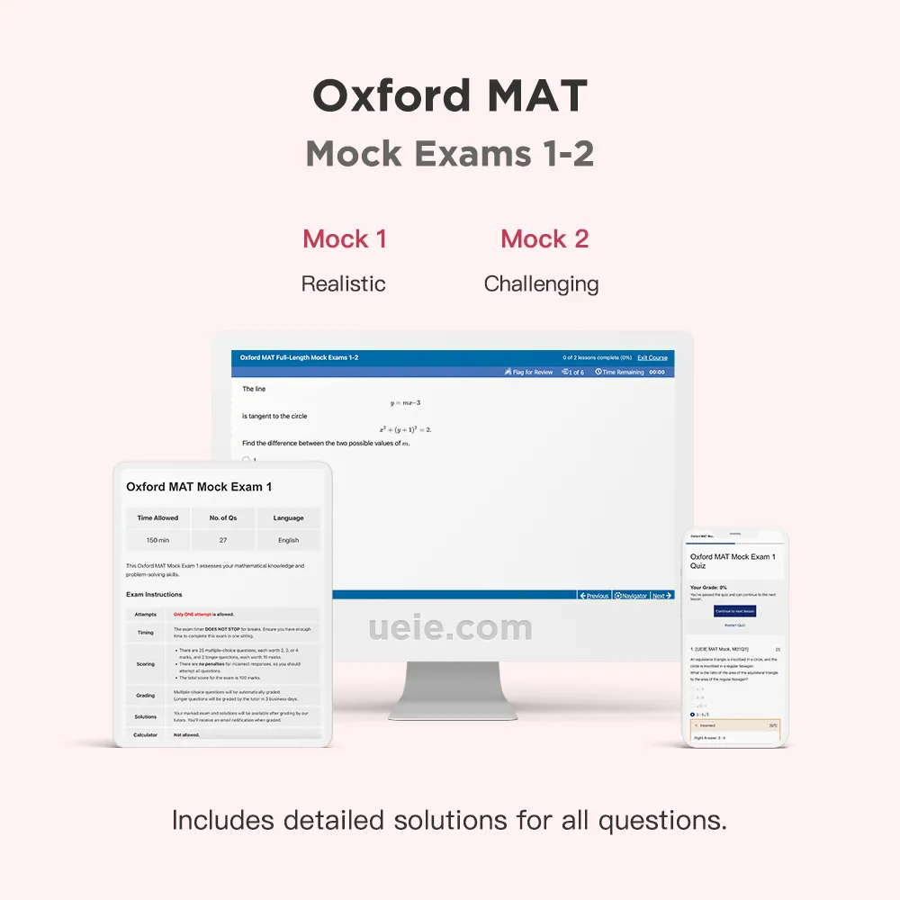 Oxford MAT Mock Exams 1-2