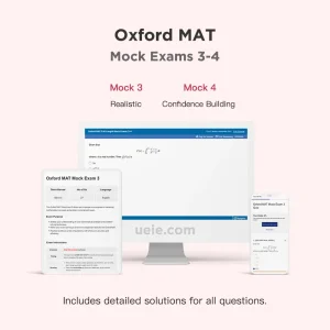 Oxford MAT Mock Exams 3-4