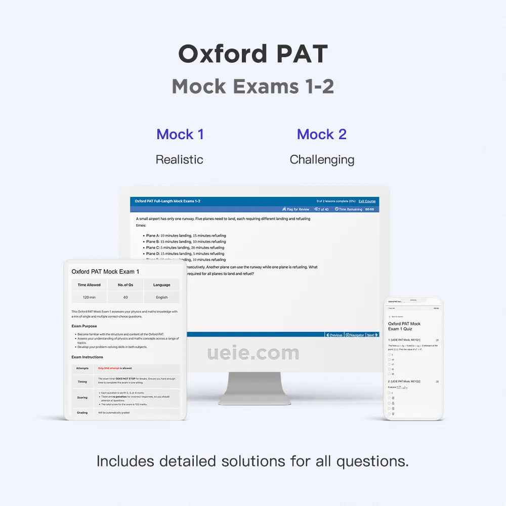 Oxford PAT Mock Exams 1-2