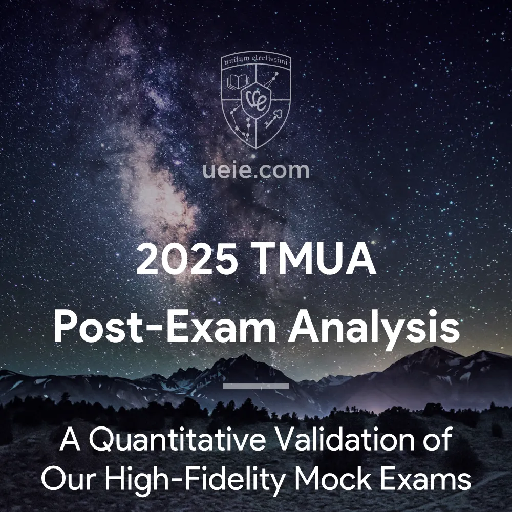2025 TMUA Post-Exam Analysis: A Quantitative Validation of Our High-Fidelity Mock Exams