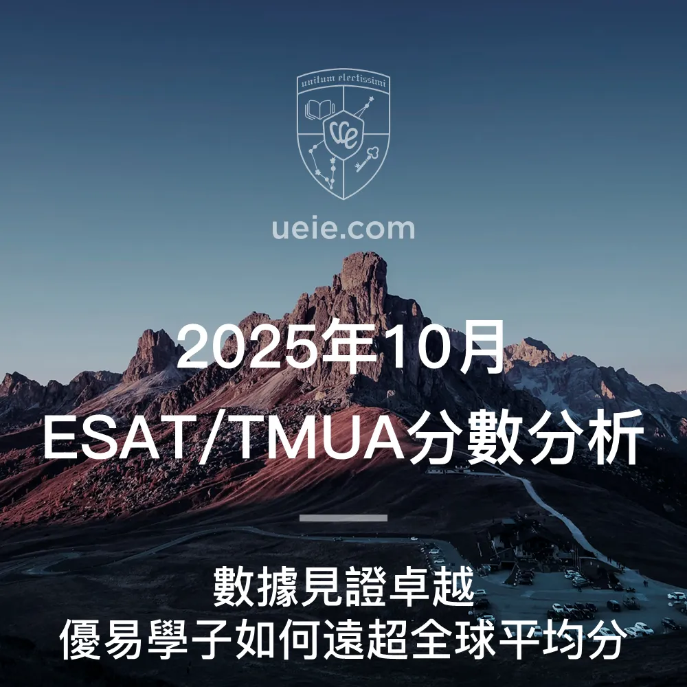 2025年10月ESAT/TMUA分數分析