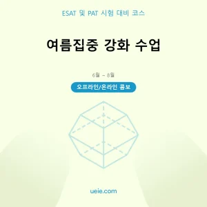ESAT 및 PAT-시험 대비 코스-여름집중-오프라인 및 온라인