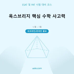 ESAT 및 PAT-시험 대비 코스-핵심 수학-오프라인 및 온라인
