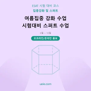ESAT-시험 대비 코스-여름집중-스퍼트-오프라인 및 온라인