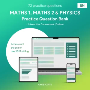 ESAT Math 1, Maths 2 & Physics Practice Question Bank (English)