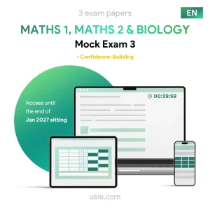 ESAT Maths 1, Maths 2 & Biology Mock Exam (3)